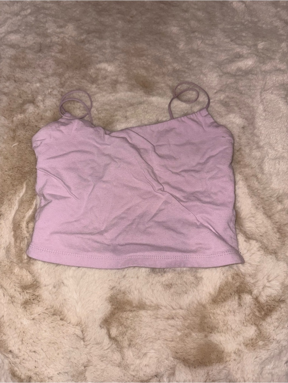 Aeropostale Lilac Spaghetti Strap Crop Tank